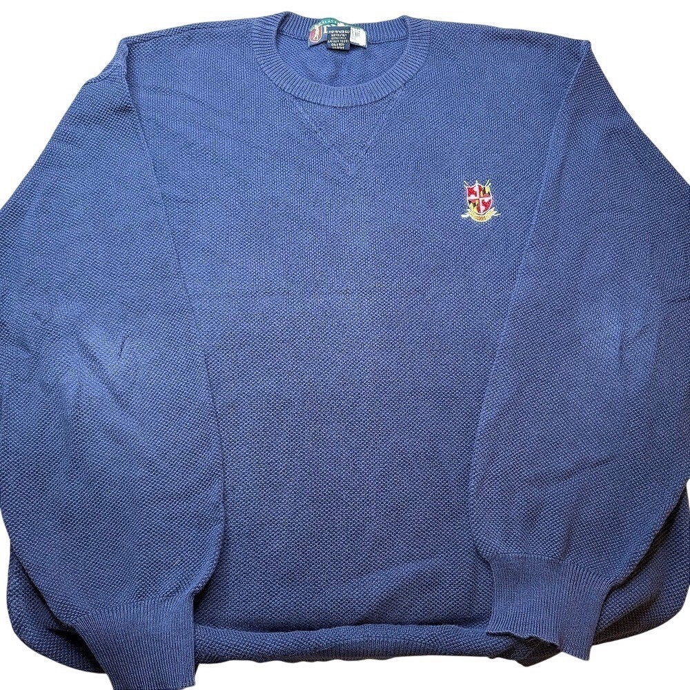 PGA Tour‎ Player Edition Sweater XL 100% Peruvian Pima Cotton Country Club Crest